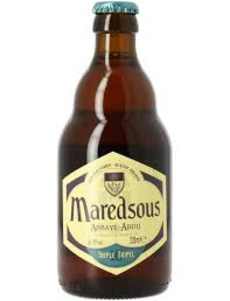 MAREDSOUS TRIPLE -  Bere blonda 10% alc. - 0.33l / bere de abatie Belgia