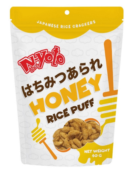 N-YOTO - Snack din orez in stil japonez, cu miere - 40g / produs in Thailanda N-YOTO - Snack din orez in stil japonez, cu miere - 40g / produs in Thailanda