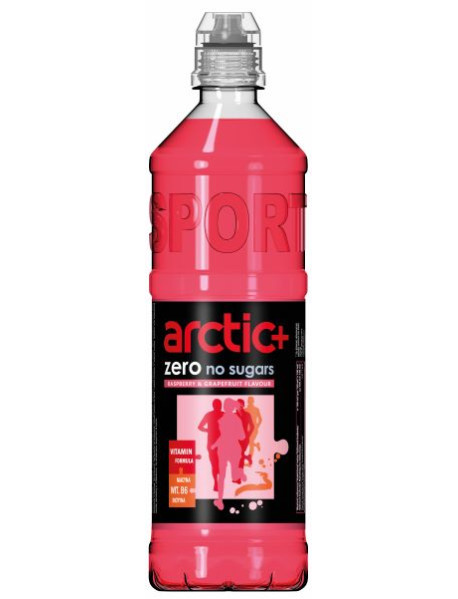 ARCTIC+ Isotonic cu vitamine - ZERO zahar - cu aroma de zmeura si grapefruit - 750ml