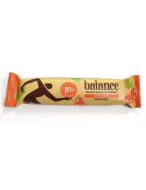 BALANCE - Baton ciocolata neagra si crema portocale - 35g - cu stevia / produs in Belgia