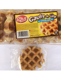 BEL AMI - Gaufres de Liege cu zahar perlat - 10bucati ambalate individual - 550g / produs in Belgia BEL AMI - Gaufres de Liege cu zahar perlat - 10bucati ambalate individual - 550g / produs in Belgia