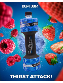 DUM DUM - Isotonic cu adaos de vitamine si electroliti - ZERO zahar - cu aroma de fructe de padure - 710ml  / produs in Kosovo