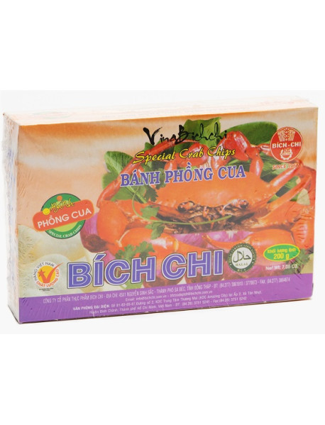 BICH CHI - chipsuri de crab - neprajite - 200 g  - produs in Vietnam