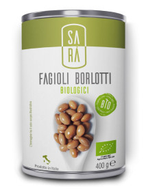 SARA - Fasole Borlotti BIO - 400g / produs in Italia