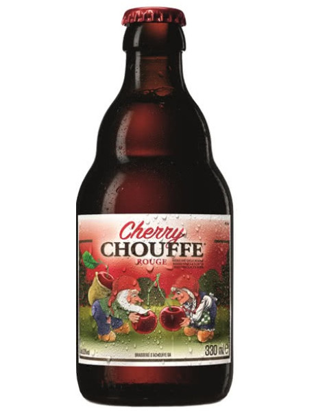CHERRY CHOUFFE  - Bere rosie, cu visine, 8% alc. - 0.33l / bere speciala Belgia