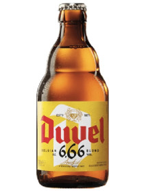  Oferta Speciala - 6 beri DUVEL 666 - Bere blonda 6.66% alc. - 0.33l - la pret special / bere speciala Belgia