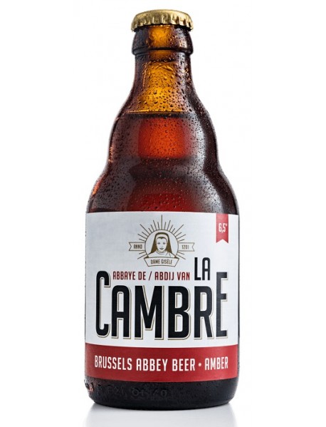 LA CAMBRE AMBER - Bere aramie 6,5% alc. - 0.33l / bere de abatie Belgia