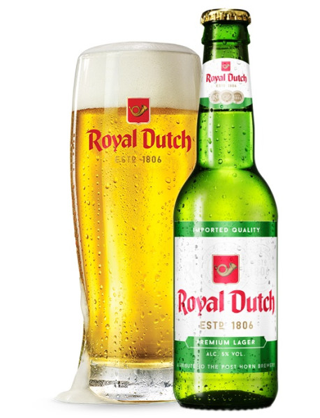 ROYAL DUTCH - Bere blonda premium lager 5% alc. sticla - 0.33l / bere speciala Olanda