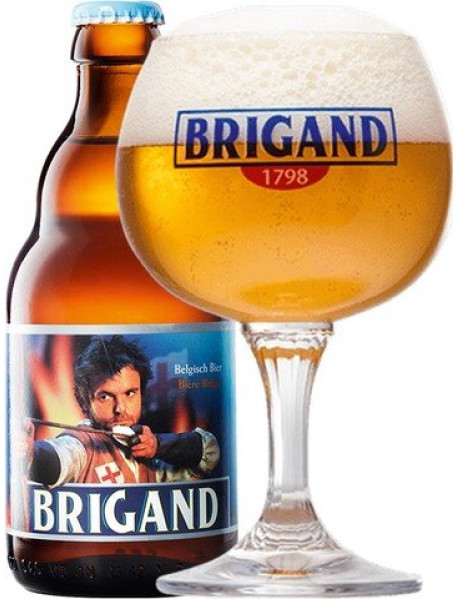 BRIGAND - Bere blonda 9% alc. - 0.33l / bere speciala Belgia