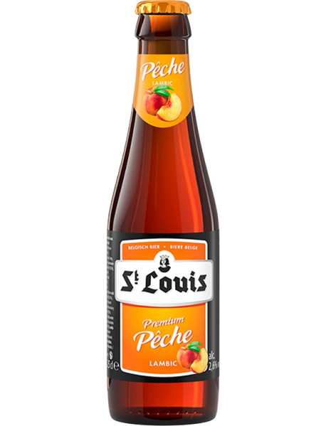 ST LOUIS PREMIUM PECHE - Bere cu piersici 2.6% alc. - 0.25l / bere Belgia