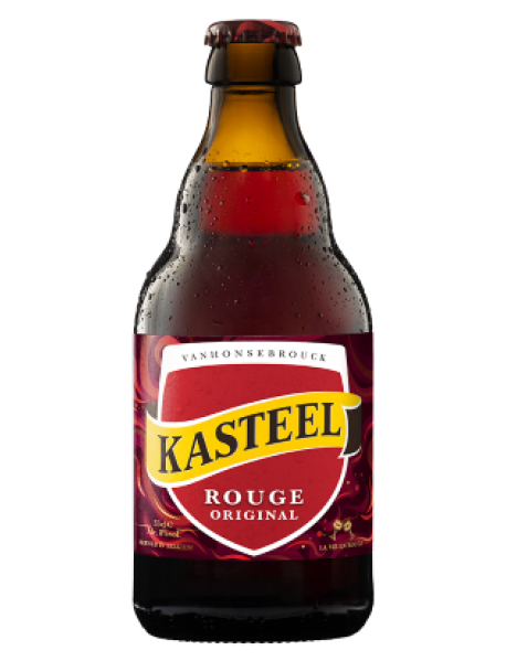 KASTEEL ROUGE - Bere aramie 8% alc. - 0.33l / bere speciala Belgia