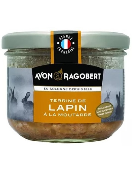 Avon & Ragobert - Terina de iepure cu mustar - 180g / produs in Franta