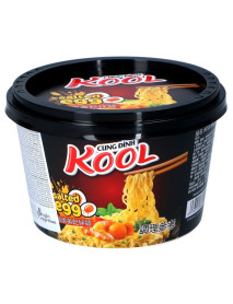 CUNG DINH KOOL - Preparat instant cu taietei si aroma de ou sarat, 90 g  / produs in Vietnam CUNG DINH KOOL - Preparat instant cu taietei si aroma de ou sarat, 90 g  / produs in Vietnam