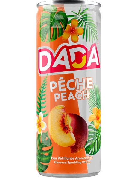 DADA - Bautura cu aroma de piersica, carbonatata - 330ml / produs in Franta