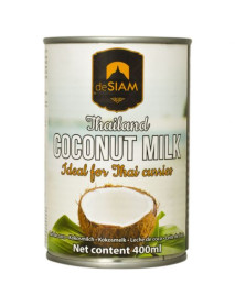 DESIAM -  Preparat culinar din cocos (lapte de cocos, 86%  extract de miez nuca cocos) - 0.4l / produs in Thailanda
