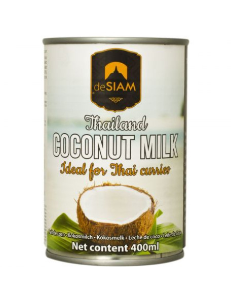 DESIAM -  Preparat culinar din cocos (lapte de cocos, 86%  extract de miez nuca cocos) - 0.4l / produs in Thailanda