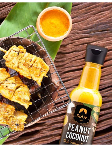 DESIAM - Sos de cocos & arahide Thai Satay - 250ml / produs in Thailanda