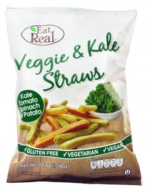 EAT REAL - Sticksuri vegetale si varza Kale - 113g / produs in Anglia