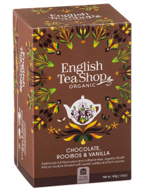 English Tea Shop - Ceai BIO - ciocolata, rooibos si vanilie - 40g - plicuri / produs in Sri Lanka