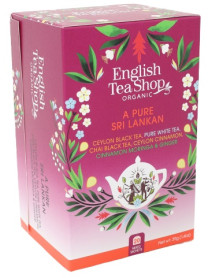 English Tea Shop - Ceai BIO - A Pure Sri Lankan - mix de 5 sortimente de ceai  39g - plicuri / produs in Sri Lanka