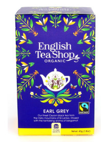 English Tea Shop - Ceai BIO - Earl Grey  - 45g - plicuri / produs in Sri Lanka
