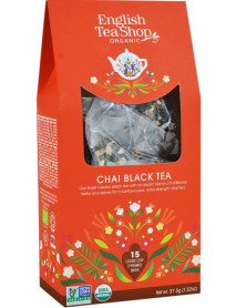 English Tea Shop - Ceai BIO - ceai negru chai - 37,5g - piramide / produs in Sri Lanka