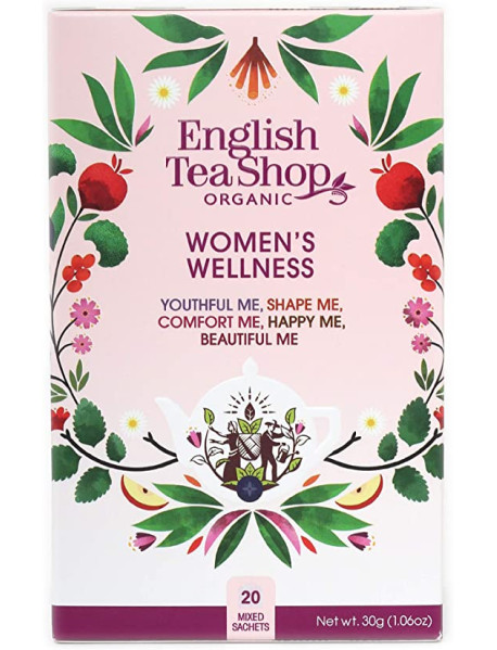 English Tea Shop - Ceai BIO - ayurvedic/wellness - Women's Wellness - mix de 5 sortimente de ceai 30g - plicuri / produs in Sri Lanka