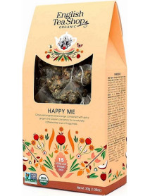 English Tea Shop - Ceai BIO asiatic ayurvedic 100% wellness/spa range - Happy me - piramide - 30g / produs in Sri Lanka