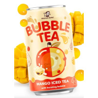 MADAM HONG - BUBBLE TEA - iced tea cu perle si suc de mango - doza 320ml / produs in Taiwan