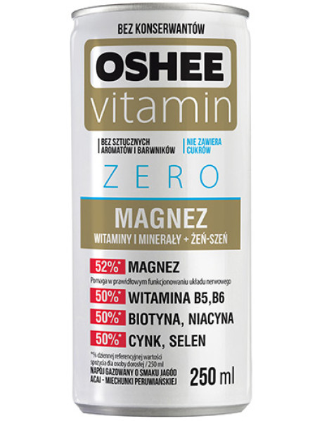OSHEE - Vitamin Energy Formula - Magneziu ZERO - 0.25l