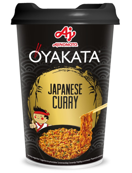OYAKATA - Preparat instant cu taietei si sos - aroma de curry Japonez, 90 g - produs de Ajinomoto