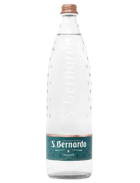 San Bernardo - Apa minerala naturala carbonatata - sticla 1l / produs in Italia San Bernardo - Apa minerala naturala carbonatata - sticla 1l / produs in Italia