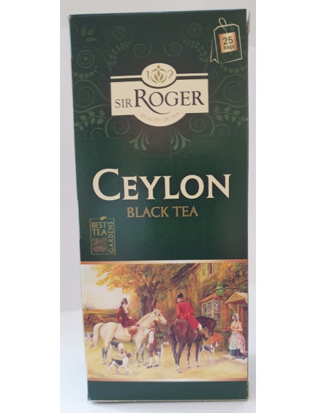 SIR ROGER - Ceai negru Ceylon - 50g - plicuri / produs in Polonia
