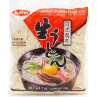 SUKINA - Taitei proaspeti, instant, in stil japonez - Udon - 200g - produs in Korea