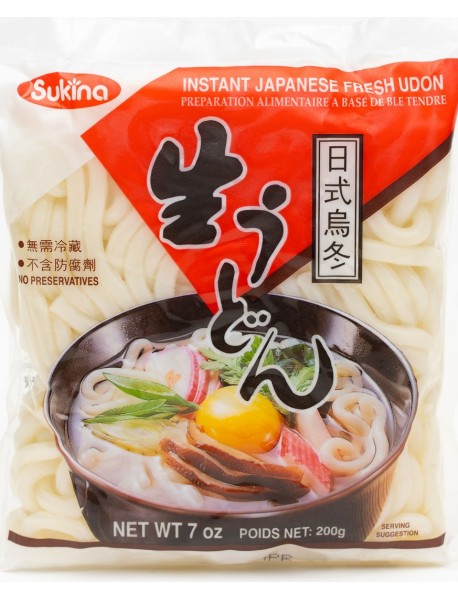SUKINA - Taitei proaspeti ,instant, in stil japonez - Udon - 200g - produs in Korea
