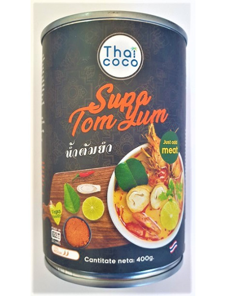 THAI COCO - Supa TOM YUM - 400g / produs in Thailanda