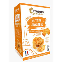 TRESORS GOURMANDS  - cracker cu unt si branza Maroilles - 60g / produs in Franta