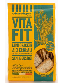 VITAFIT - Mini cracker cu 3 cereale: secara, ovaz, hrisca - 150g / produs in Italia VITAFIT - Mini cracker cu 3 cereale: secara, ovaz, hrisca - 150g / produs in Italia