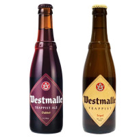 Oferta Speciala - 2 beri trapiste WESTMALLE DOUBLE + TRIPLE, la pret special / bere trapista Belgia