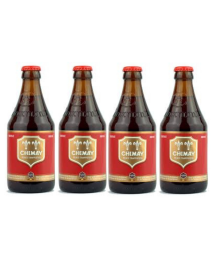 Oferta Speciala - 4 beri CHIMAY ROUGE - Bere aramie 7% alc. - 0.33l - la pret special / bere trapista Belgia