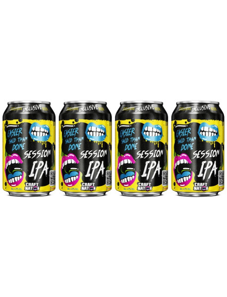 Oferta Speciala - 4 beri CRAFT NATION - Bere artizanala blonda Session IPA 4.9% alc. doza - 0.33l - la pret special / bere artizanala Olanda