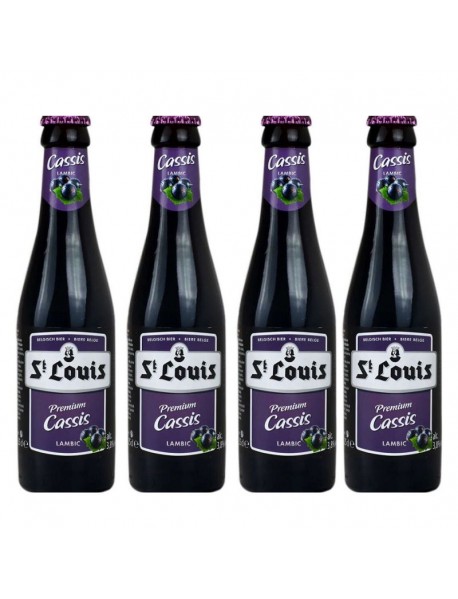 ST. LOUIS PREMIUM CASSIS - Bere cu coacaze 3,8% alc. - 0.25l / bere Belgia